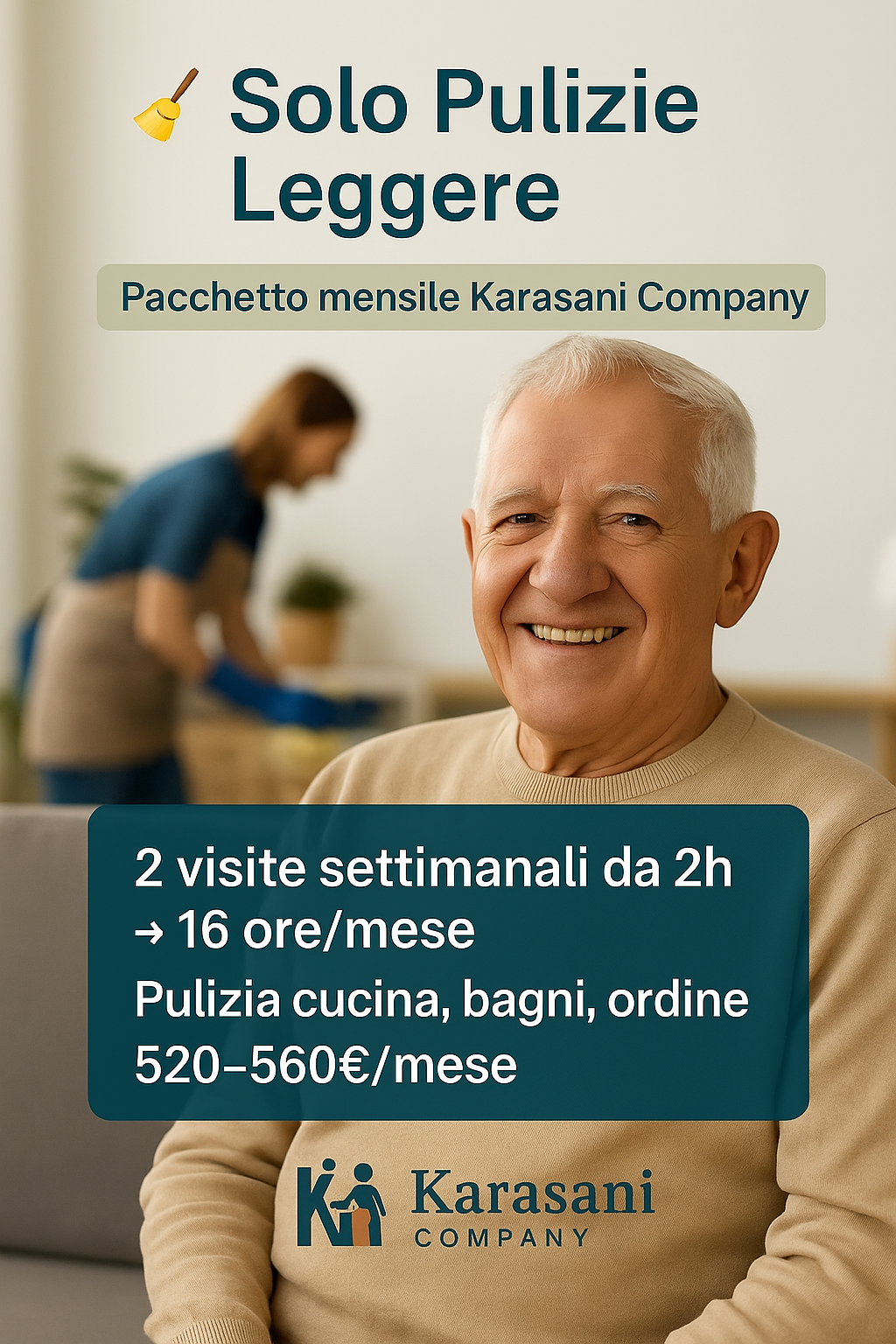 PACCHETTO SOLO PULIZIE LEGGERE